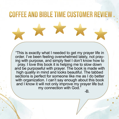 Prayer Journal - Coffee & Bible Time X Preserve Magazine